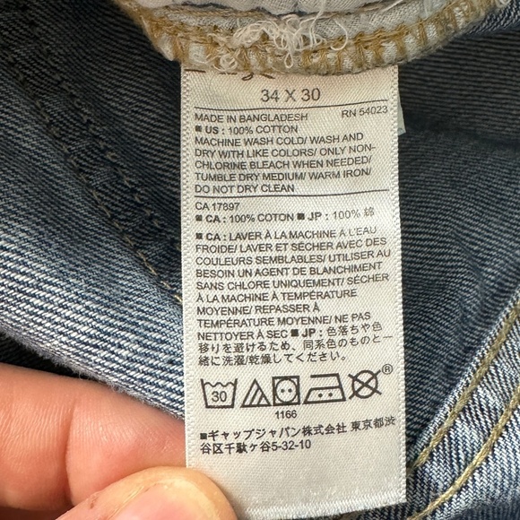 Banana Republic Factory Men's Slim Denim Blue Jeans Size 34 x 30 (Check Actual) - Picture 6 of 12